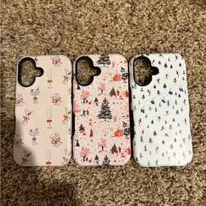 Holiday Themed Phone Case Trio